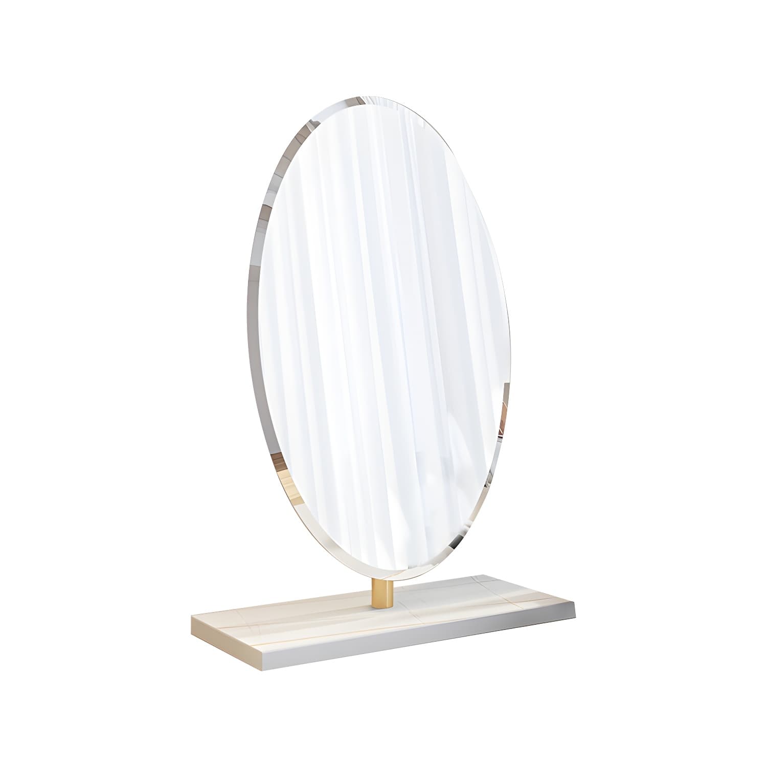 2 Drawers Clear Acrylic Makeup Table Contemporary 17.72" D Vanity Set with Stool & Mirror - image 15