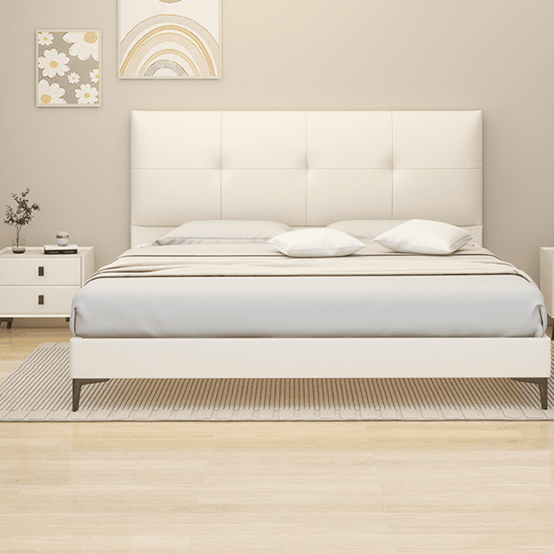 Simplistic Panel Headboard with No Distressing, Piled Tufted Design, Rectangular Shape for Queen/Full/Twin XL Bed, Featuring Sponge Upholstery and Standard Height - image 9