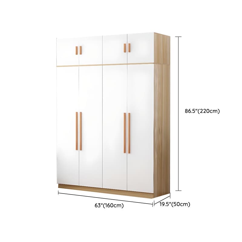 Modern Timber Detached Wardrobe with Soft Close Drawer, Soft Close Door, Interior Shelves & Clothing Rod - image 39