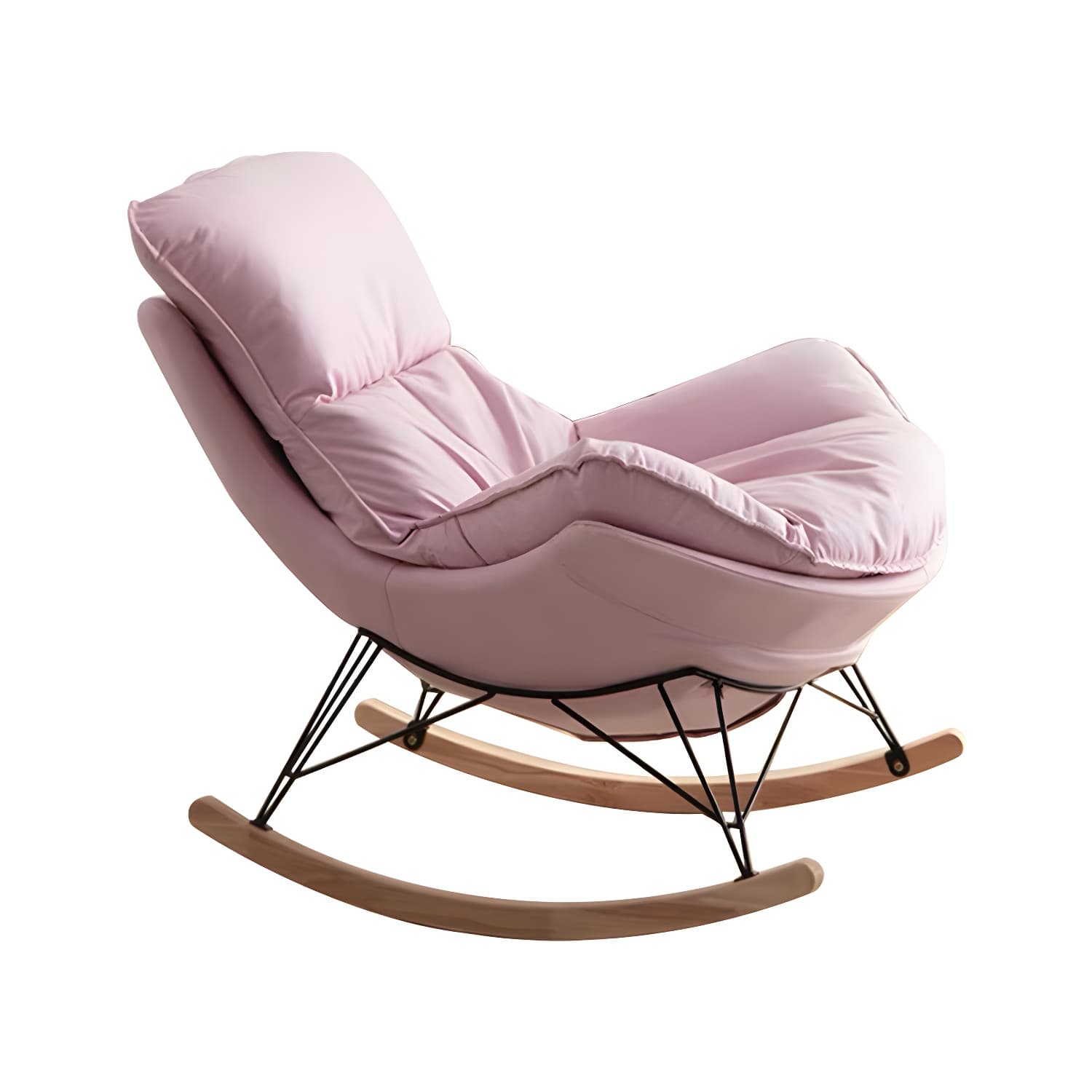 Contemporary Simple Style Rocking Chair Single Indoor Sofa Rocking Chair for Break - image 11