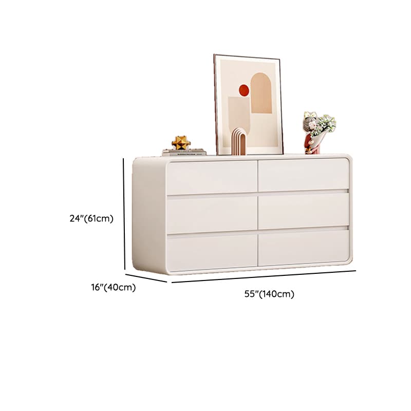 Ivory Contemporary Faux Leather Dresser with 3/4/5 Tiers - image 23