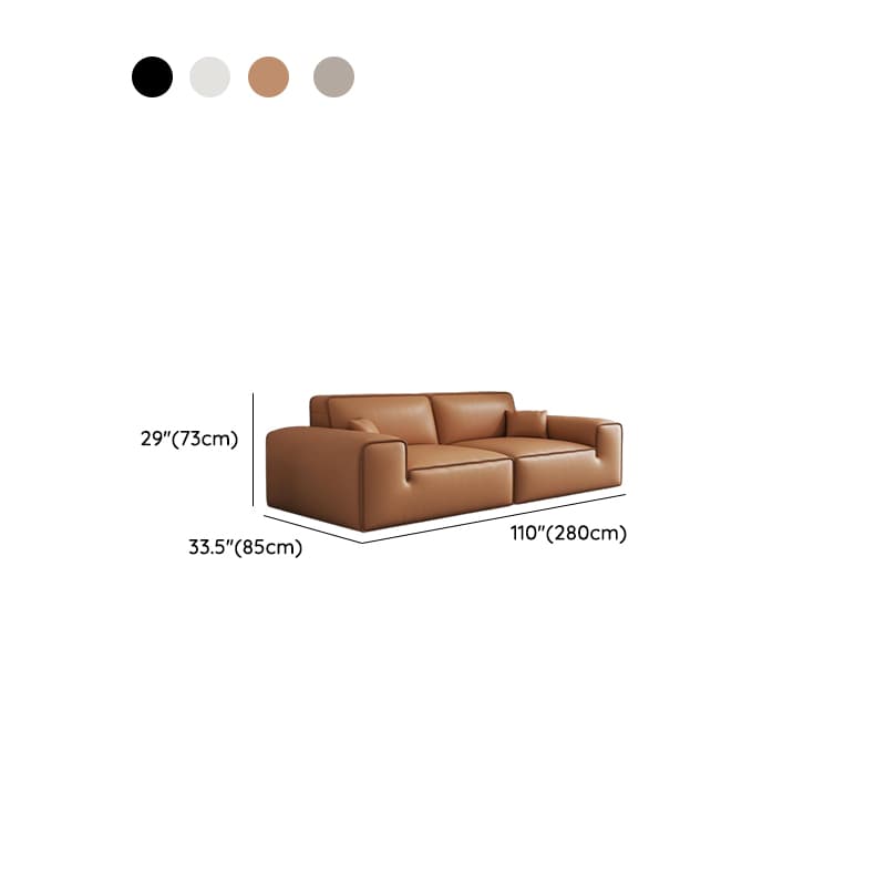 Contemporary Tear Resistant Ink/White/Olive Green Flannel/Pu Upholsterd Sofa Couch - image 18