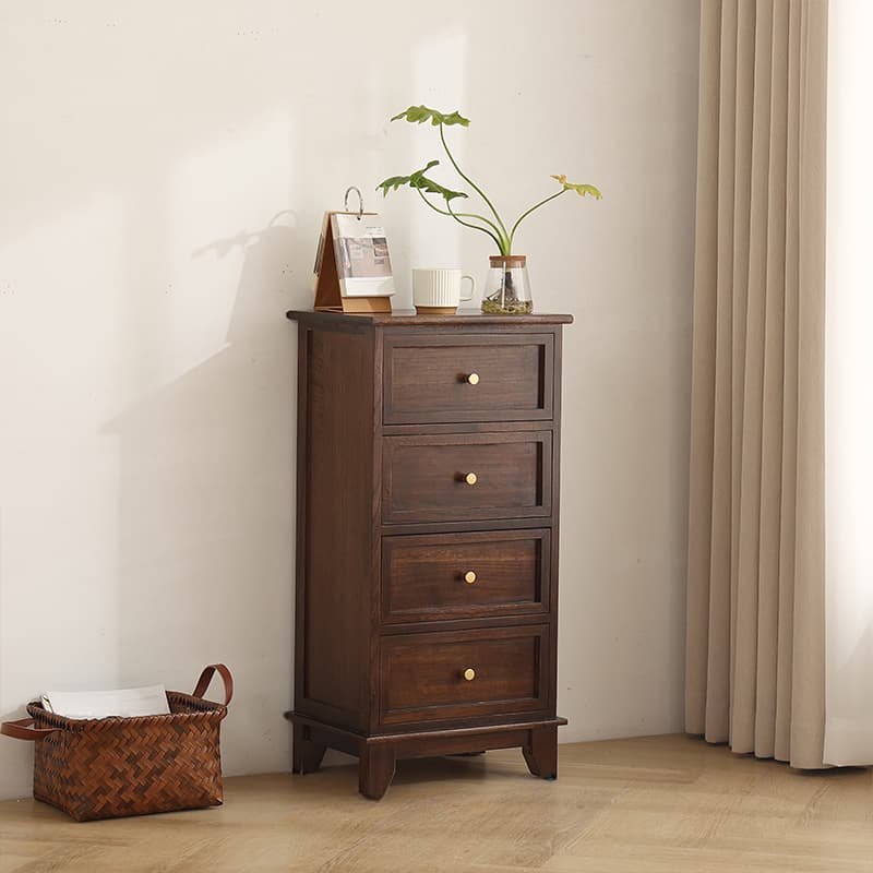 Trendy Cocoa/White/Lemon Color Lumber Rectangle Decorative Cabinet with 6 Drawers/5 Drawers/4 Drawers
