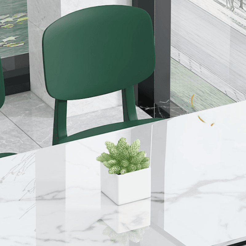 Minimalist/Luxurious Dining Table with Slate Stone Top, Fixed Table, Seats 4/2 - image 10