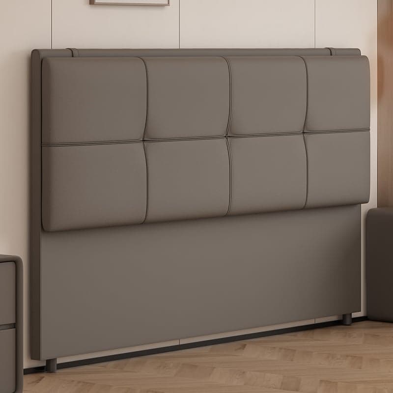 Art Deco Style Panel Headboard in Pine Wood with No Distressing, Rectangle Shape for Twin/King/Queen Bed, Featuring Sponge Upholstery and Standard Height - image 3