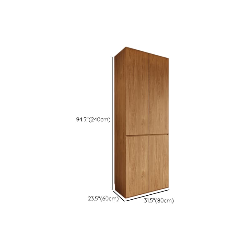 Acorn Minimalist Wooden Independent Wardrobe Closet with Soft Close Door, Interior Shelves, and Articulated Mechanism - image 17