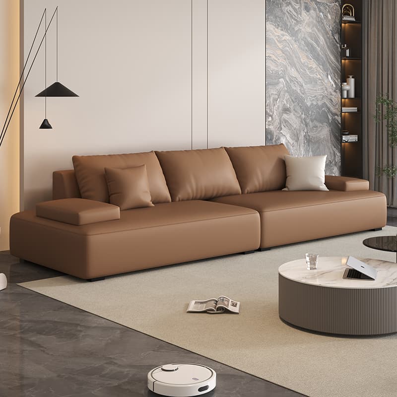 Tear Resistant Standard Sofa in Light Gray/Emerald Green/Ivory with 5 Pillows