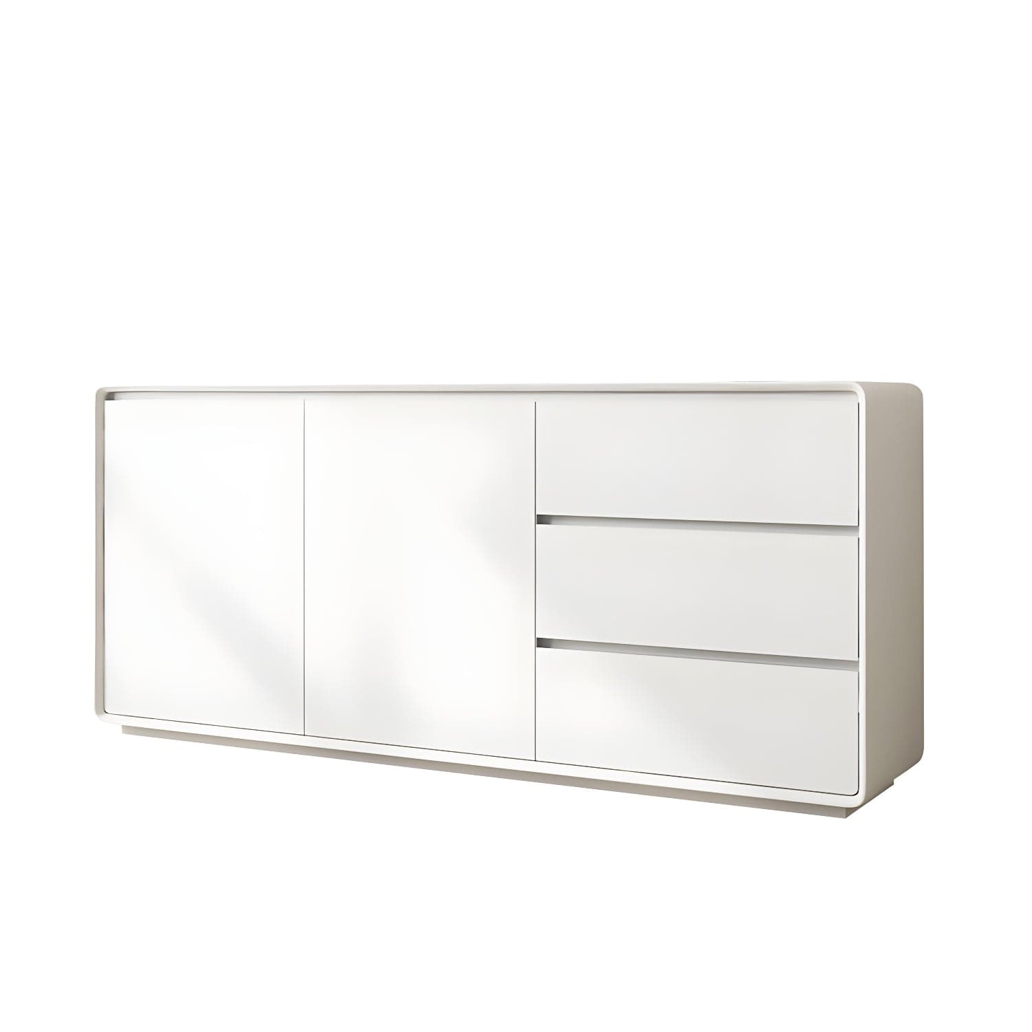 Modern and Contemporary Credenza Wood Dining Buffet with Cabinets and Drawers - image 7