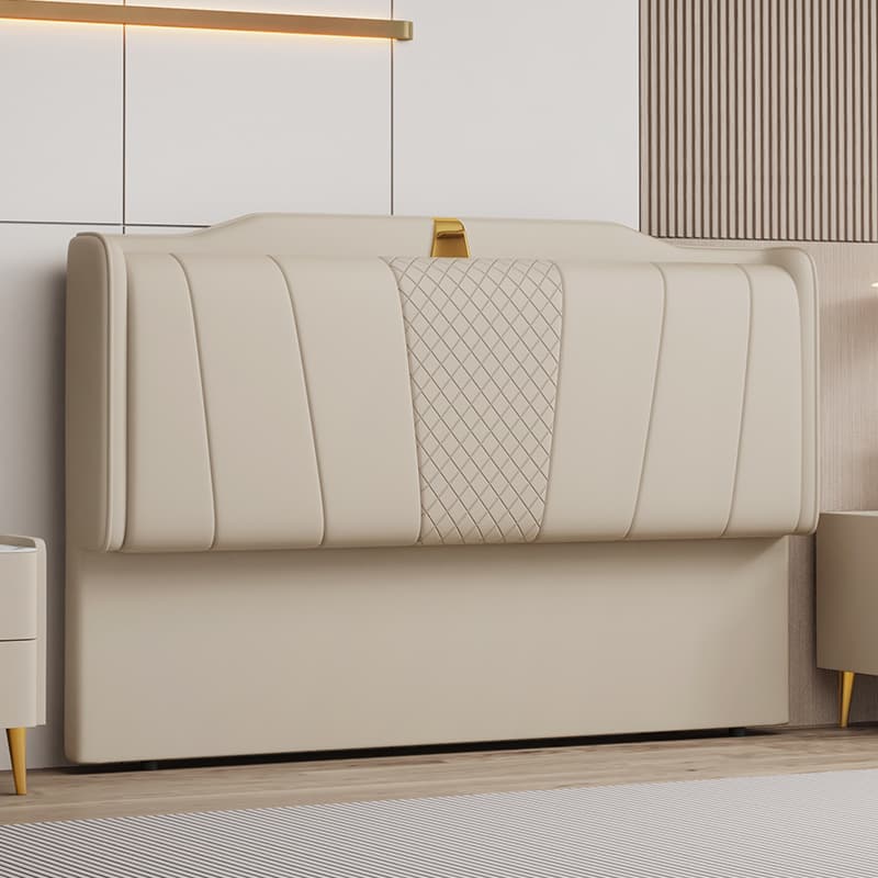 Modish Style Panel Headboard in Pine Wood with No Distressing, Rectangle Shape for Queen/Full/Twin XL Bed, Featuring Sponge Upholstery and Standard Height - image 3