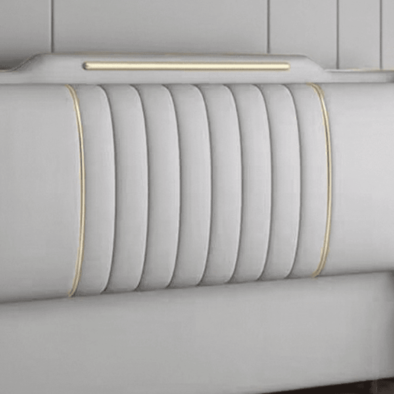 Simplistic Style Panel Headboard in Pine Wood with No Distressing, Rectangular Shape for Twin XL/Queen/Full Bed, Featuring Sponge Upholstery and Standard Height - image 10