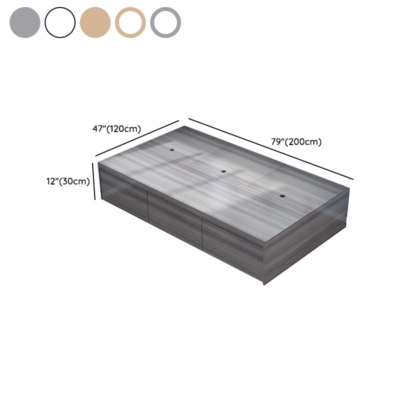 Trendy Oak Wood Tatami Bed Perfect for Living Room Use - image 18