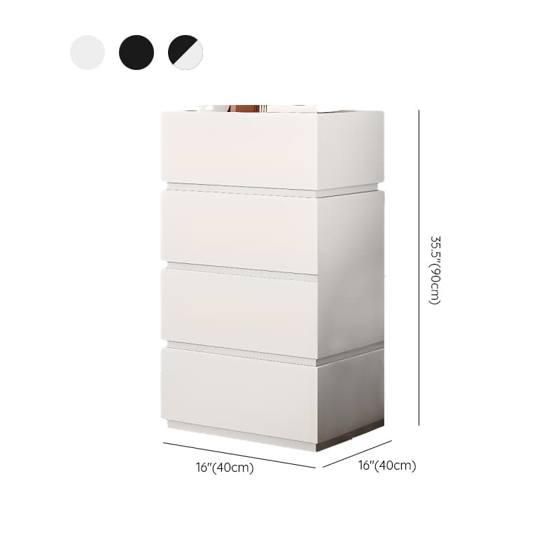 Trendy Rectangle Utility Cabinet with Manufactured Wood Countertop, Ink/White Top, and Soft Close Drawer - image 11