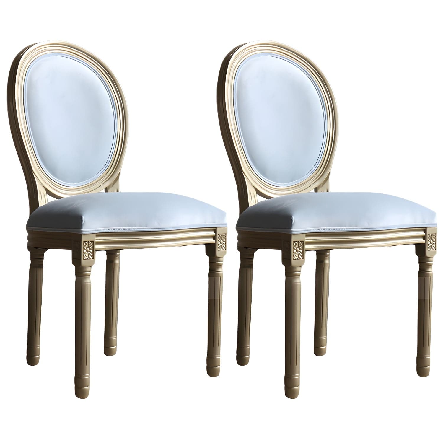 Traditional Velvet Dining Chair 38''H King Louis Back Side Chair with 4 Legs for Restaurant - image 9