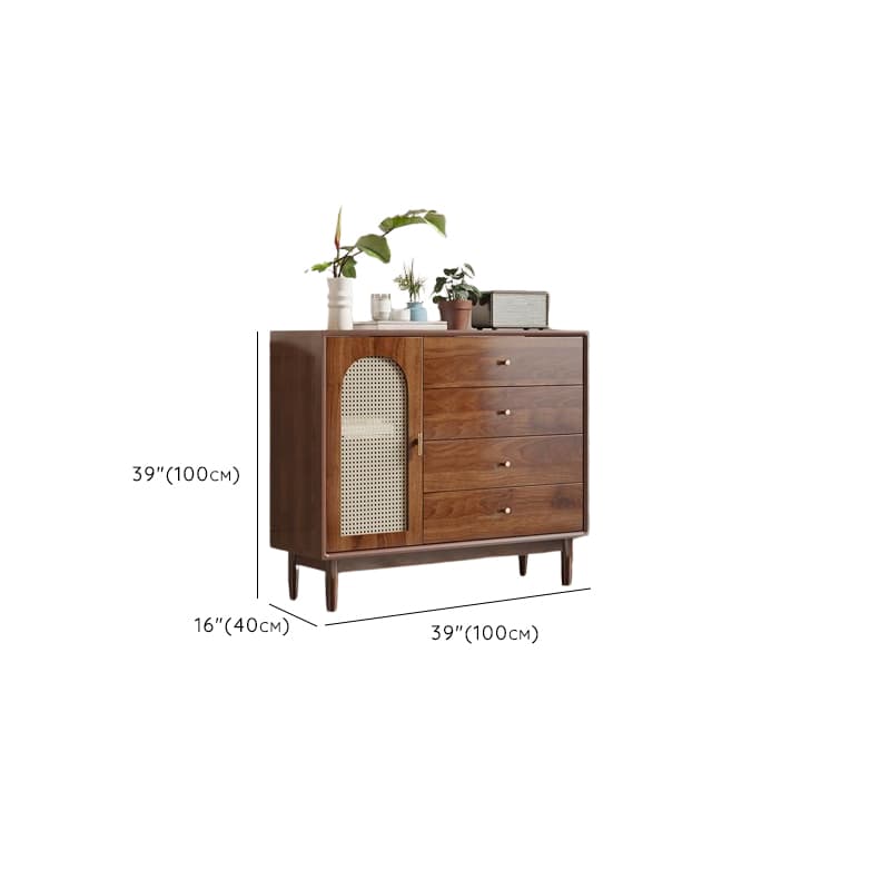 Mid-Century Modern Standalone Accent Cabinet for Parlor with Hydrophobic Feature - image 15