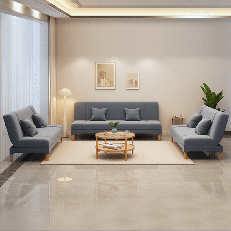Modern Simple Style Dove Grey/Blue/Green Fold Away Convertible Sofa Living Spaces - image 16
