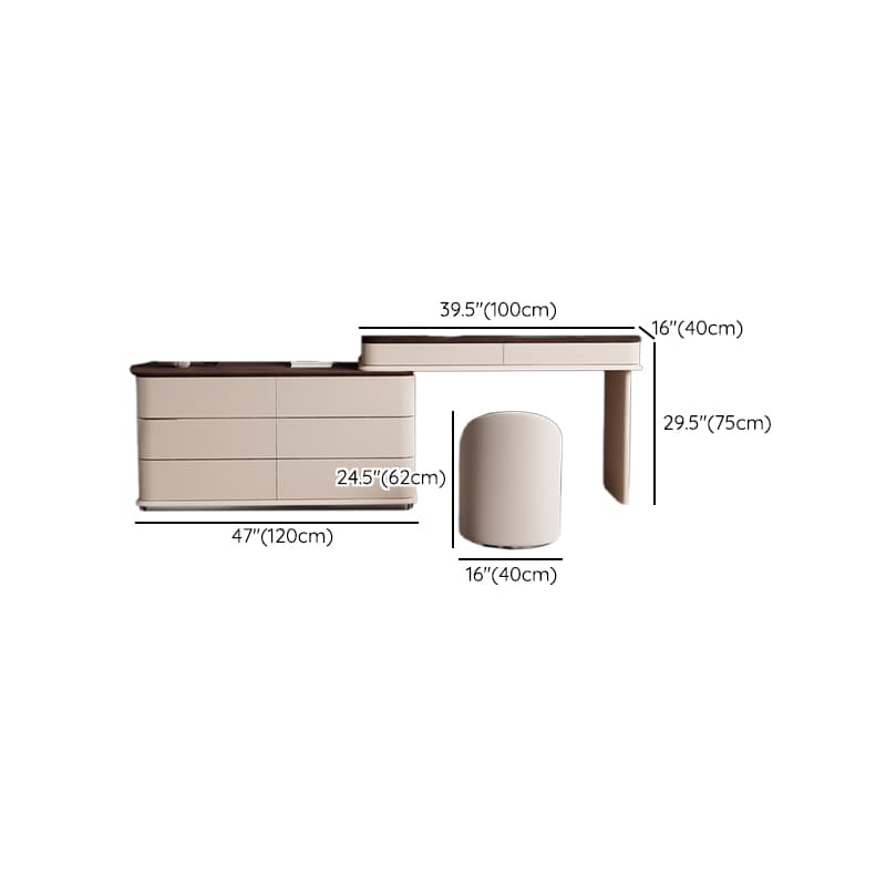 Sleeping Room Scalable Vanity Set/Makeup Vanity with Push-Pull - image 15