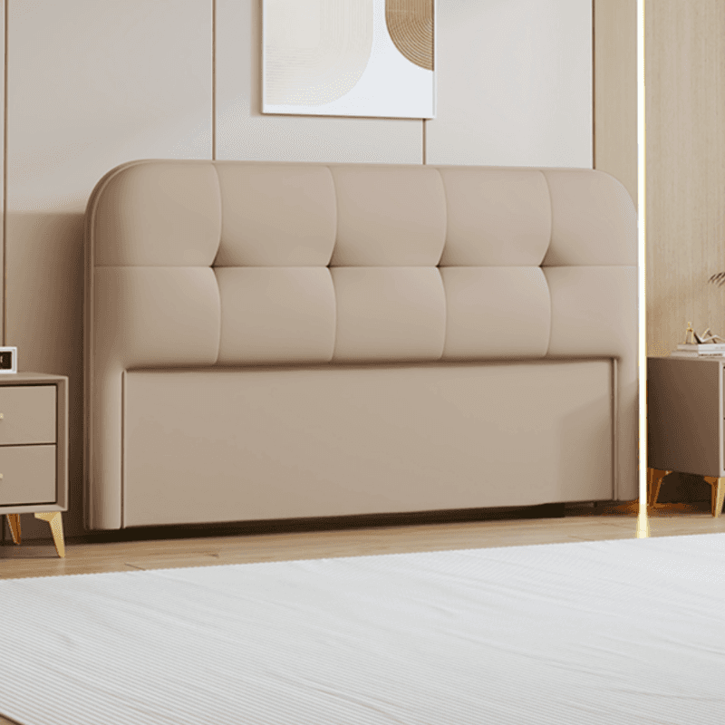 Modern Simple Style Panel Headboard with No Distressing, Piled Tufted Rectangle Design for King/Queen/Twin XL Bed, Featuring Sponge Upholstery and Standard Height - image 9