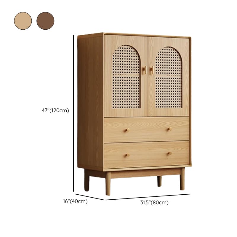 Antique Unattached Accent Cabinet Sitting Room with Drawers & Door - image 15