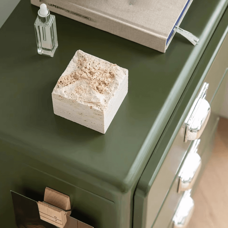 Contemporary Metal Bachelor Chest/Double Dresser with 5/6/3 Drawers in Vertical/Horizontal Orientation - image 15