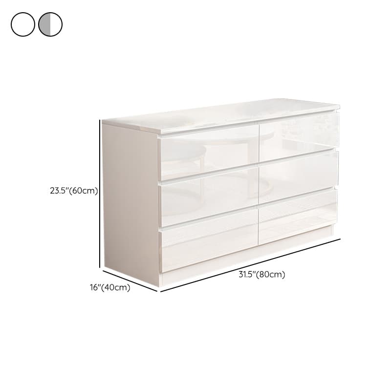 Contemporary Vertical/Horizontal Bleached Wood Semainier/Double Dresser/Bachelor Chest Pale Wood Finish 6 Drawers/5 Drawers/4 Drawers for Master Bedroom - image 21