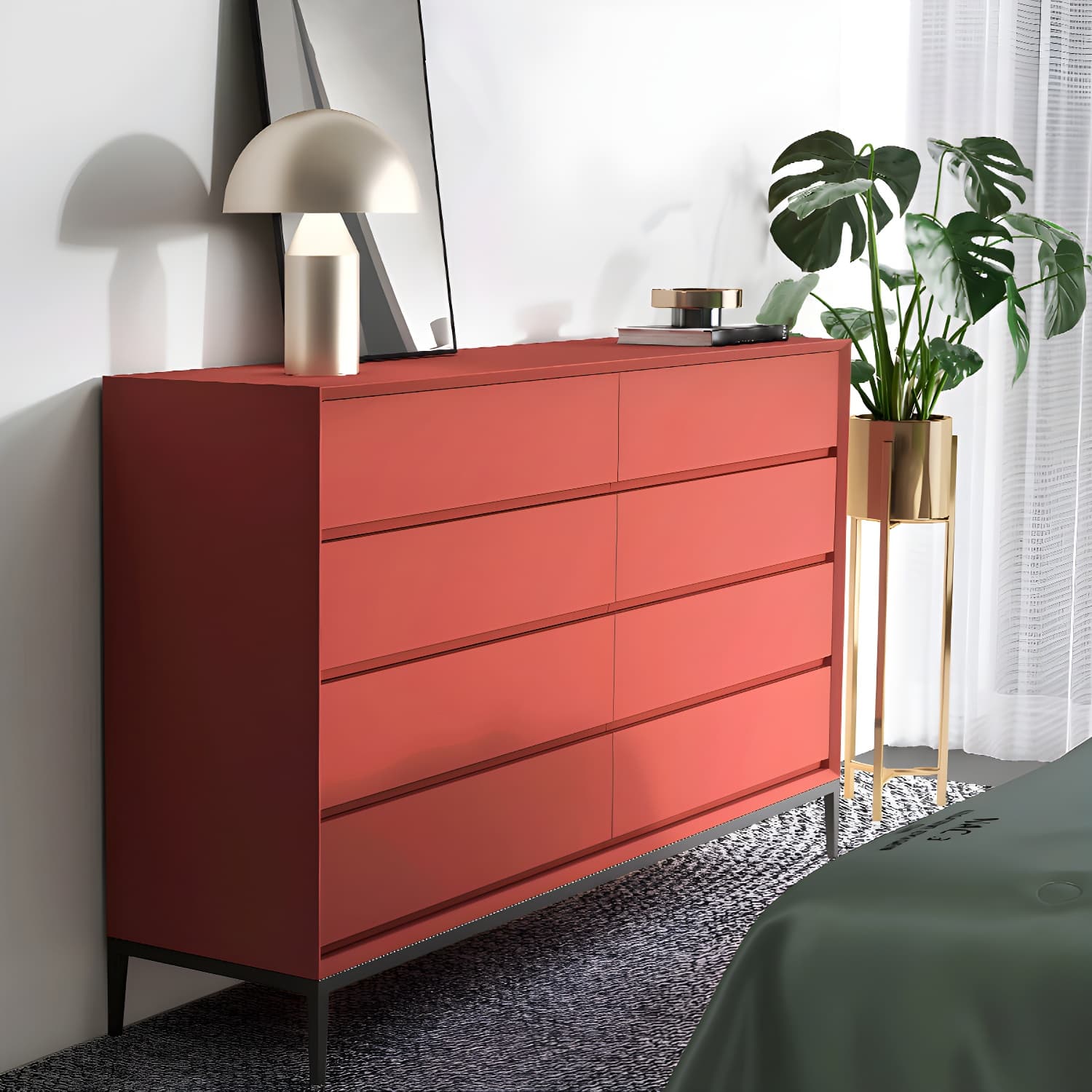 Minimalist Wood Double Dresser for Neat and Stylish Organizing - image 5