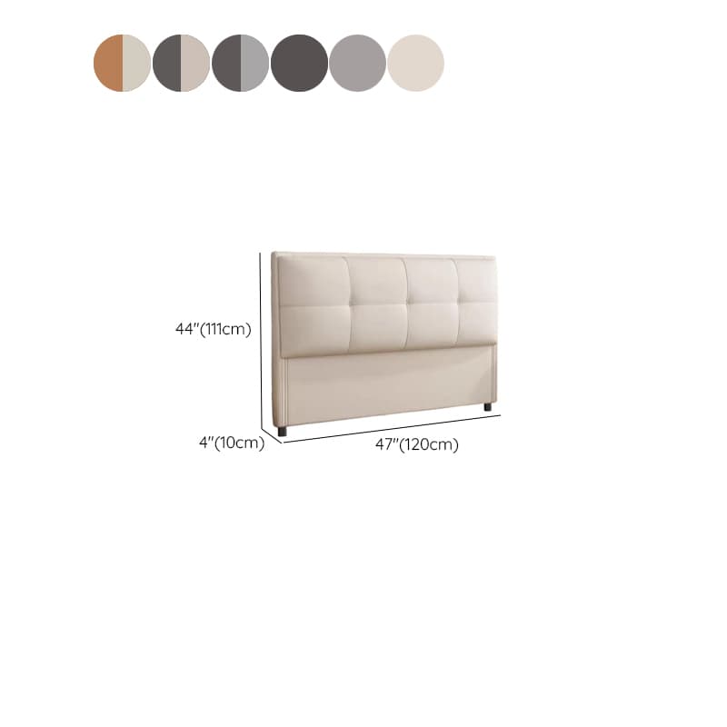 Simplistic Style Panel Headboard with No Distressing, Piled Tufted Rectangular Design for Twin/Queen/Full Bed, Featuring Sponge Upholstery and Standard Height - image 12
