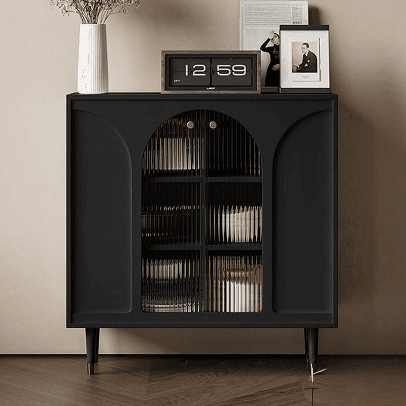Glamorous Ground Buffet Table/Server Unattached with Culinary Equipment Storage and Tabletop