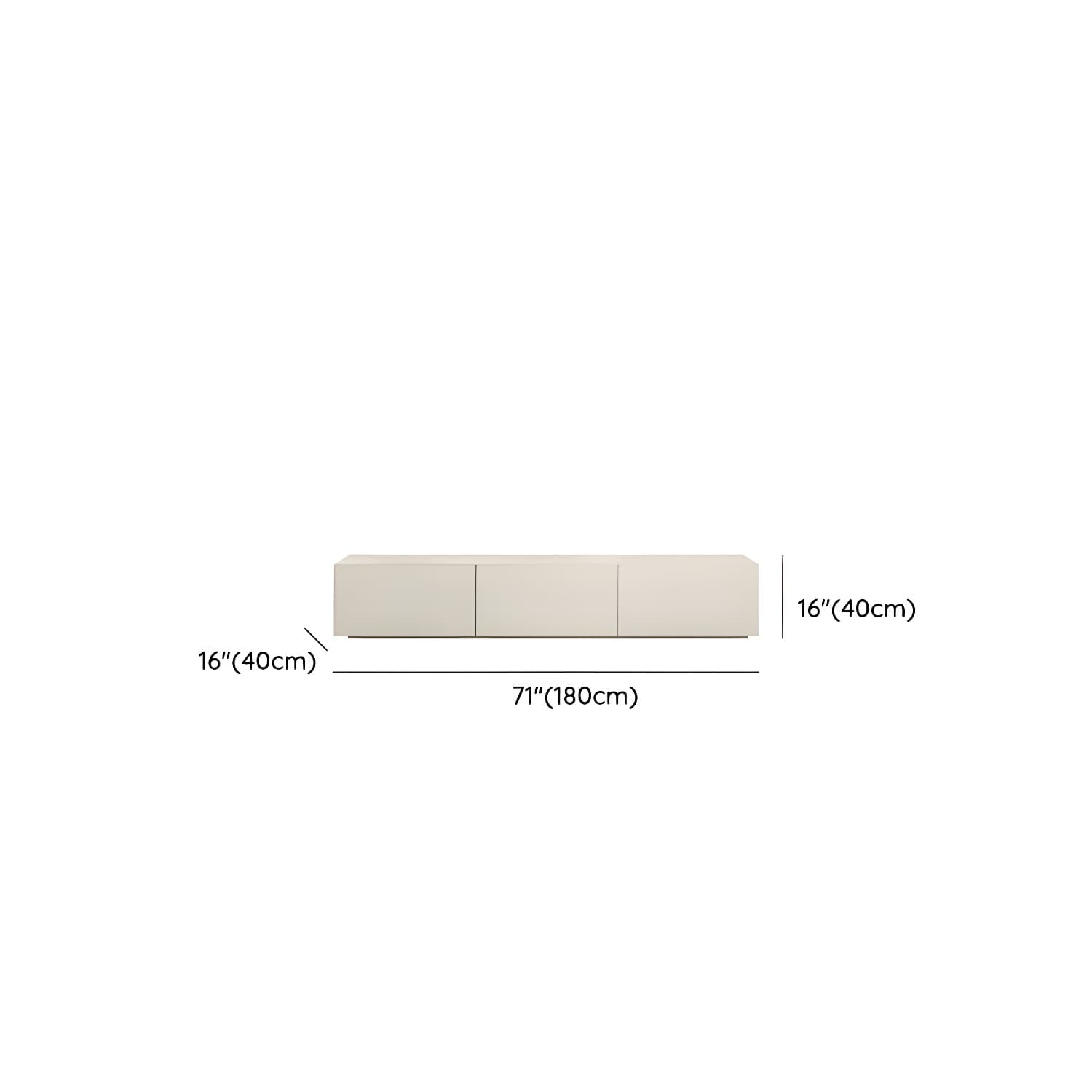 Modern Media Console Wood Media Console TV Stand for Living Room - image 12