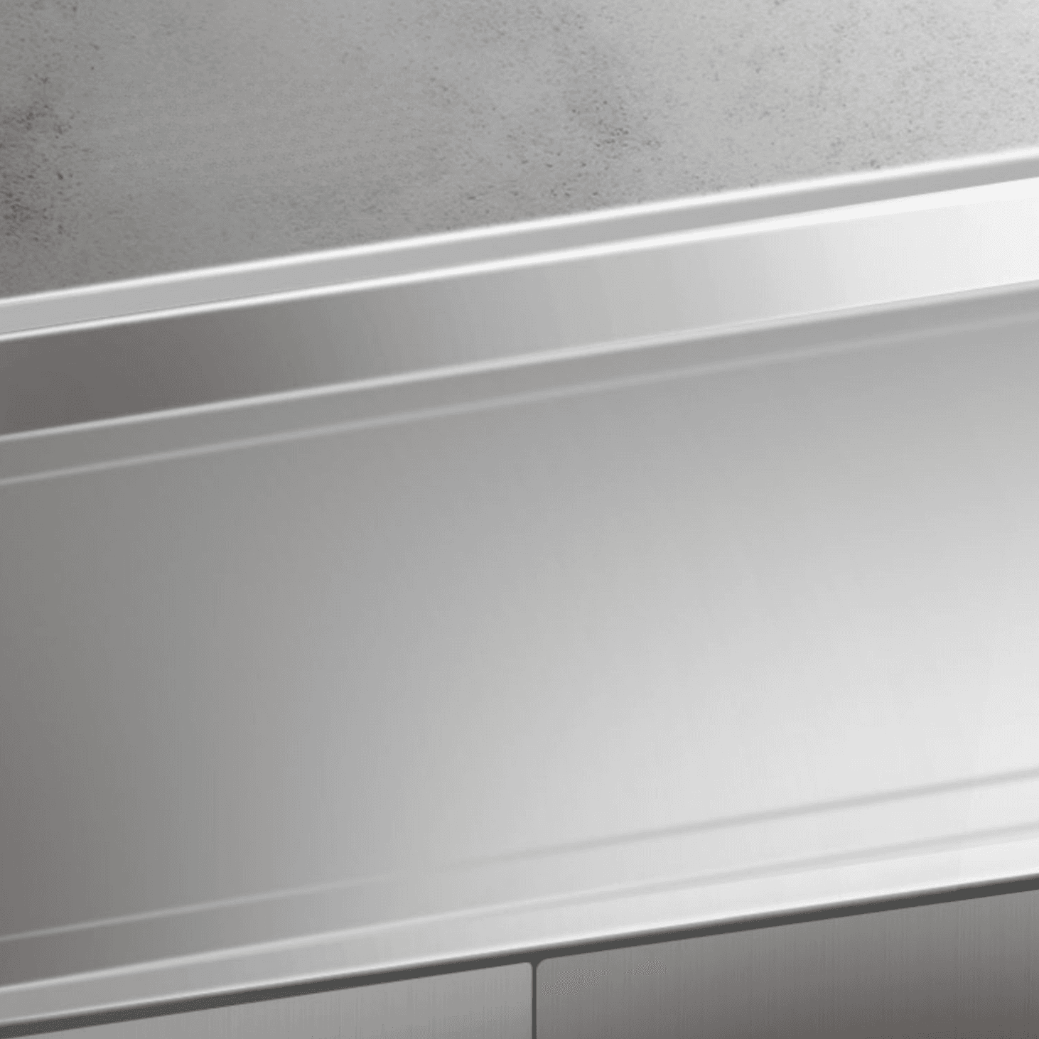 3 Doors/4 Doors/2 Doors Art Deco Chrome Narrow/Standard Sideboard with Metal Countertop, 1 Shelf, and Kitchen Cupboards - image 6