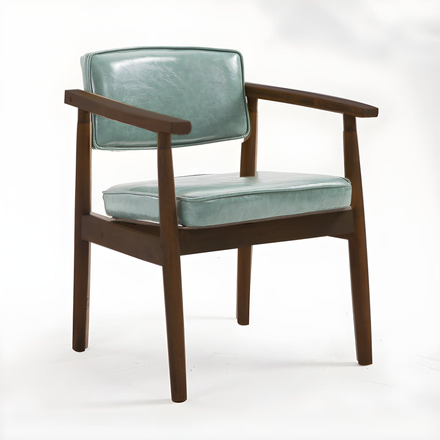 Modern Wood Dining Arm Chair Open Back Single Dining Side Chair for Home Use - image 9
