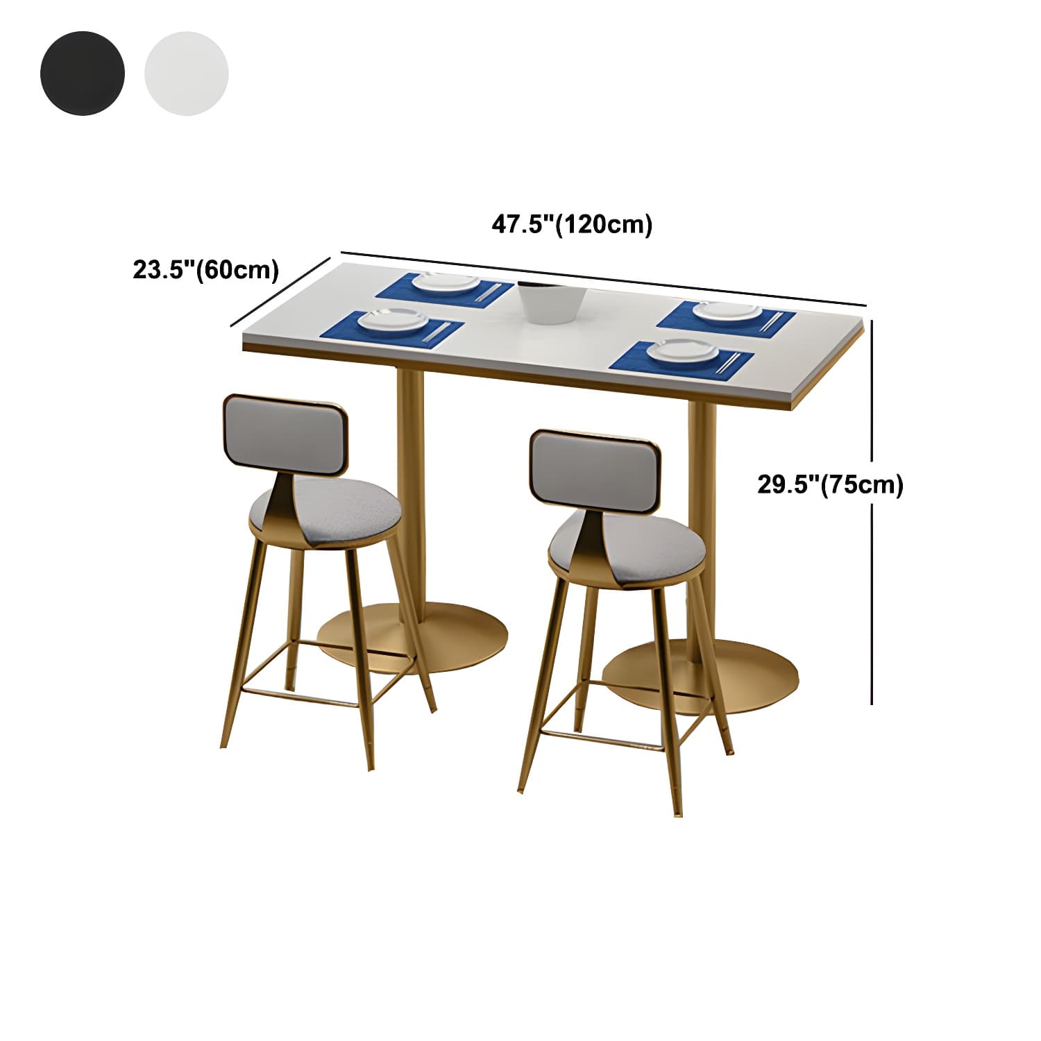 Tulip Base Dining Table Marble Gold Base Traditional Luxury Dining Table - image 19