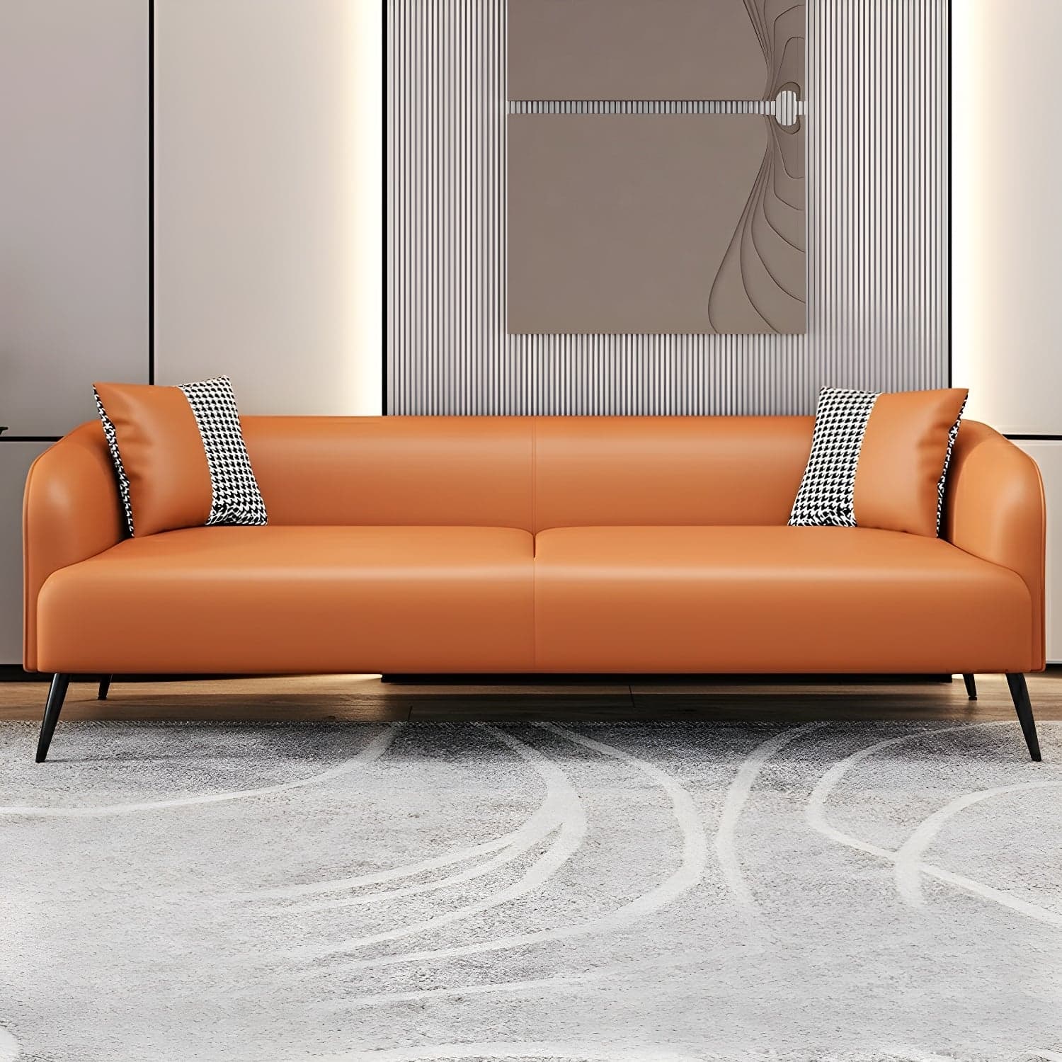3-Seater Modern 69" L Standard Sofa with Tight Back for Living Room - image 10