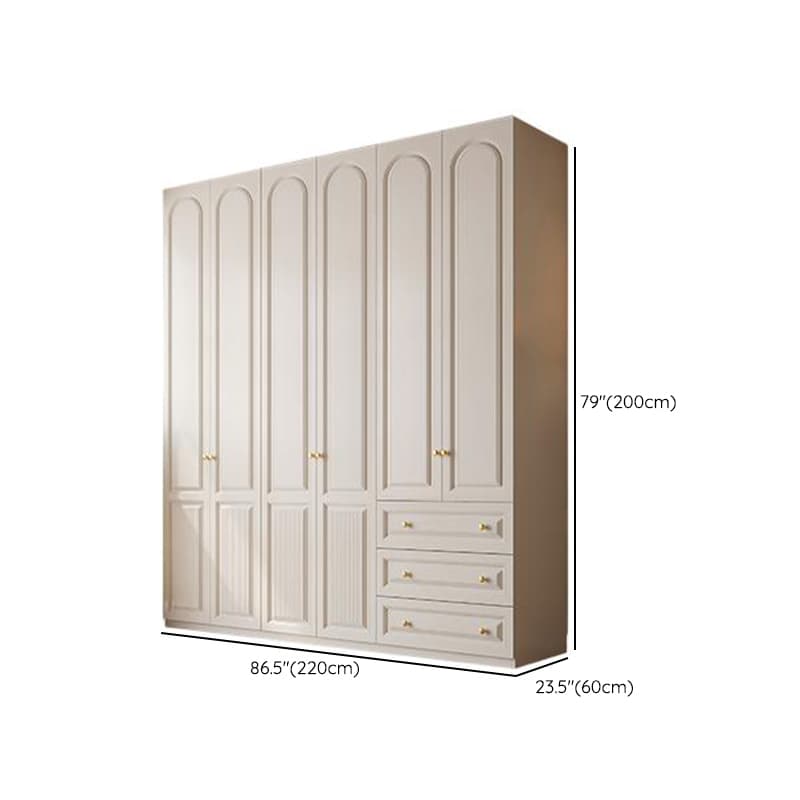 Minimalist Manufactured Wood Independent Almirah with Soft Close Drawer, Interior Shelves, and Clothing Rod - image 14