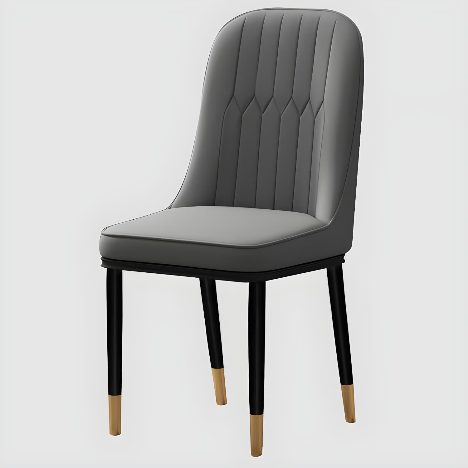 Modern Dining Room Armless Parsons Faux Leather Dining Side Chair - image 17
