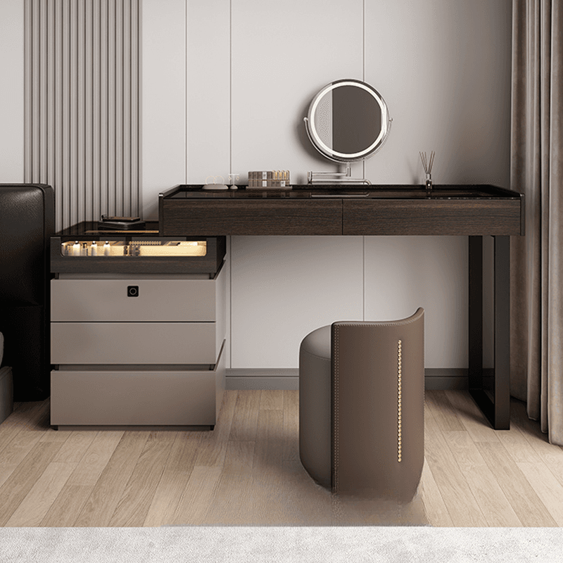 Multi-Purpose Vanity Set with Lighting, Scalable Telescopic Feature, Push-Pull, 2-in-1 Functionality, Adjustable Touch and Brightness - image 3