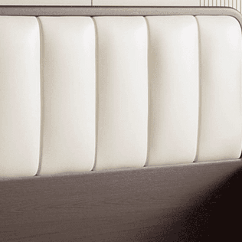 Modern Simple Style Panel Headboard in Natural Wood with No Distressing, Rectangle Shape for Twin XL/Queen/California King Bed, Featuring Sponge Upholstery and Standard Height - image 10