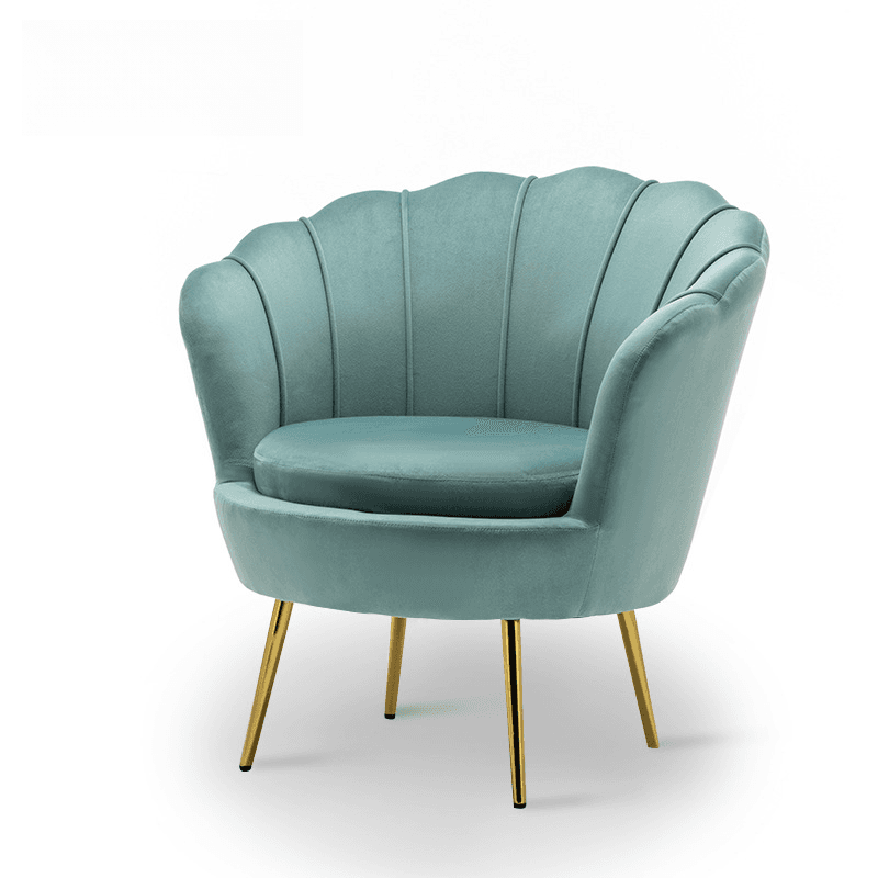 Magenta/Olive Green/Cerulean Single Sofa/Loveseat with Sloped Arms Sitting Room - image 6