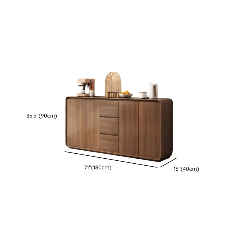Ground Detached Cocoa Worktop Sideboard with Kitchen Gadget Storage for Culinary Space - image 10