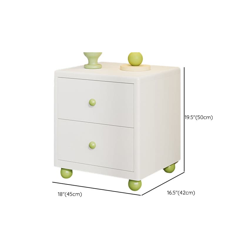 Organic Modern 2 Tiers Nightstand With Drawer Organization/Open Nightstand with Alloy Countertop - image 19