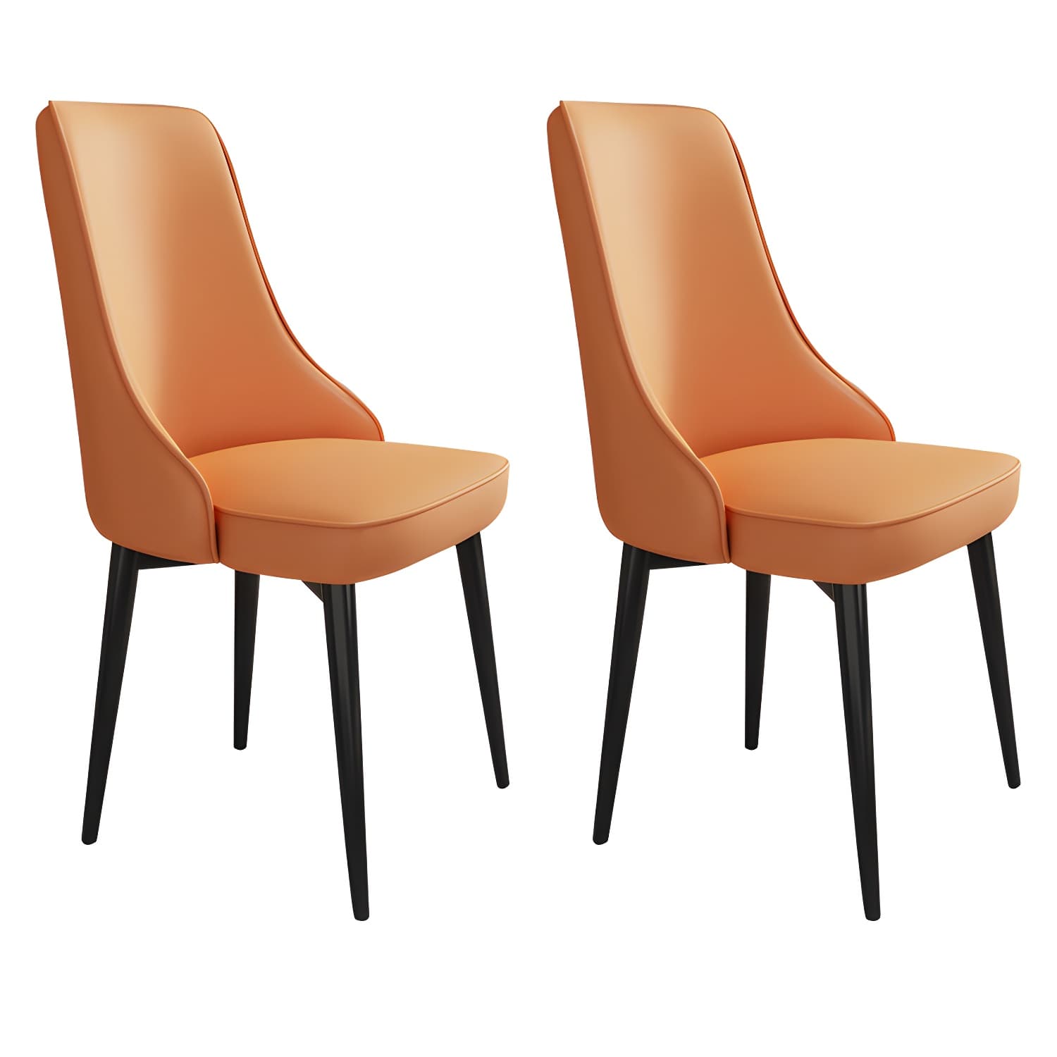 Glam Style Side Chair Upholstered Dining Chair for Dining Room - image 11