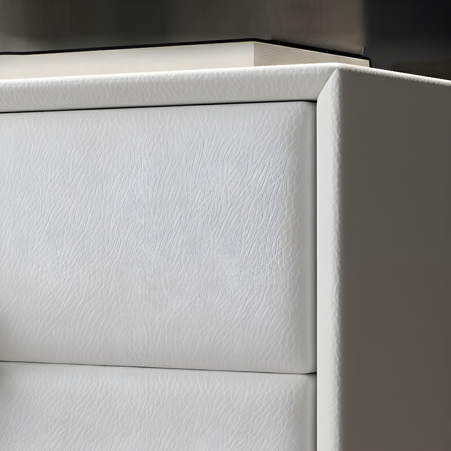 Glam Style Solid Wood Two Drawers Nightstand with Legs for Bedroom - image 24
