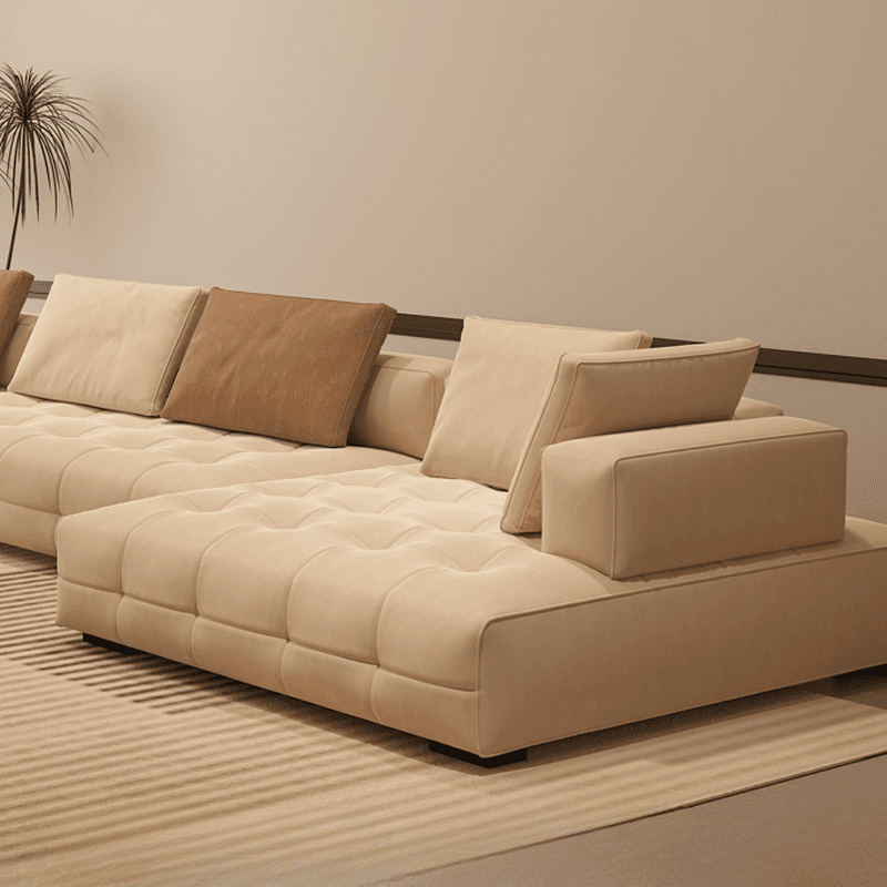 L-Shape Corner Sectional for 5 Person with Button-tufted Detail - image 3