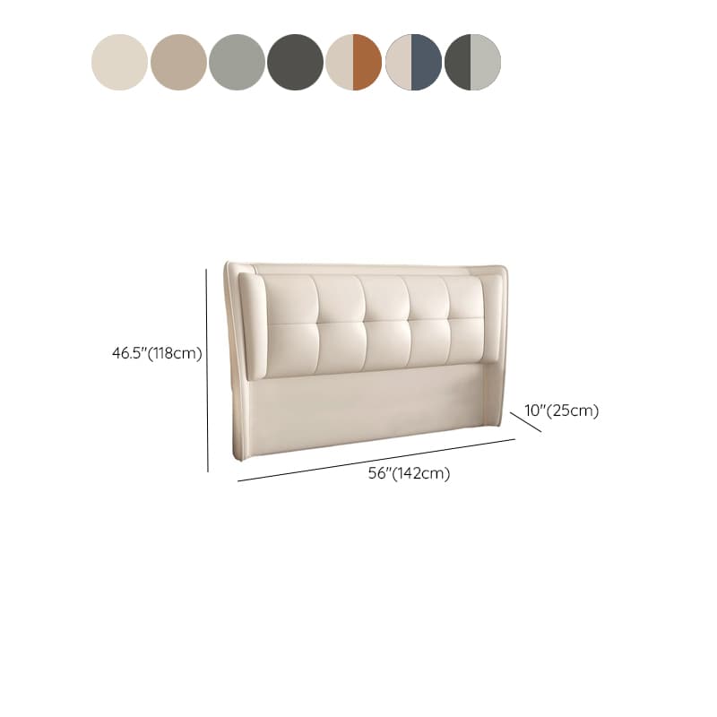 Simplistic Wingback Headboard with No Distressing, Piled Tufted, Rectangular Shape for Queen/Full/Twin Bed, Featuring Sponge Upholstery and Standard Height - image 11