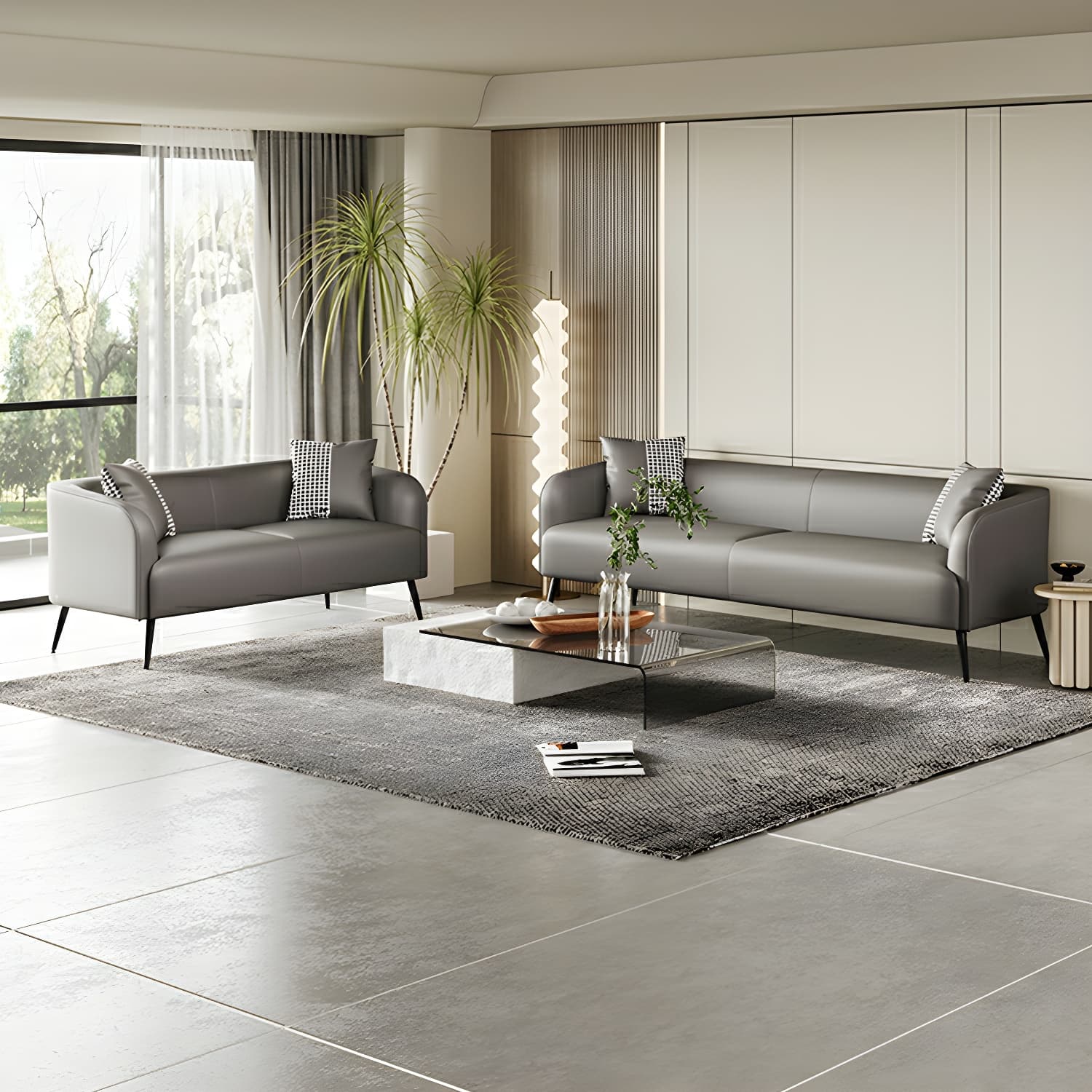 3-Seater Modern 69" L Standard Sofa with Tight Back for Living Room - image 13