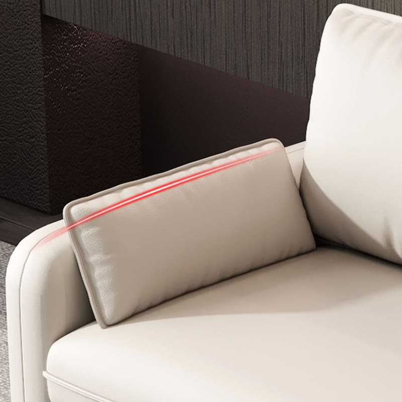 Modern Solid Color Loveseat with Square Arm and Wide Pillow Back for Living Spaces - image 15