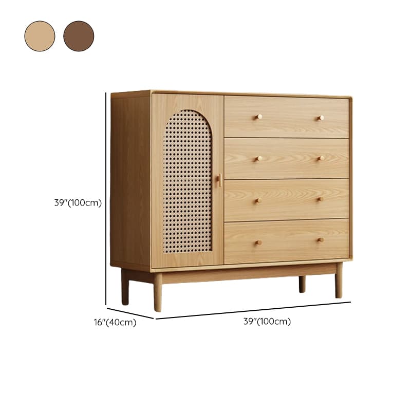 Antique Unattached Accent Cabinet Sitting Room with Drawers & Door - image 17