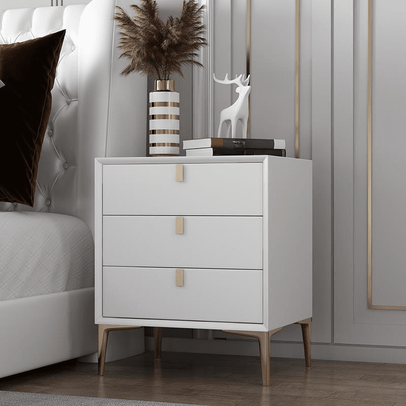 Modern Lumber Nightstand With Drawer Storage & Leg, 3 Drawers/2 Drawers - image 21