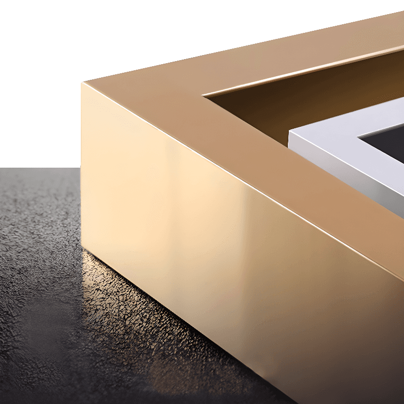 Modern Irregular Nested Board Game Coffee Table for Living Room - image 11