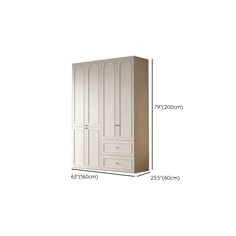 Casual Natural Wood Independent Armoire Cabinet with Soft Close Drawer, Soft Close Door, and Interior Shelves - image 13