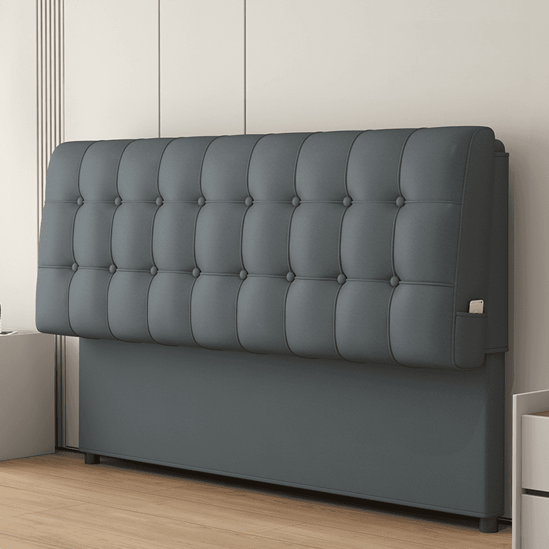 King(76"W x 80"L)/Queen(60"W x 80"L)/Full(54"W x 75"L) Button-tufted Rectangular Panel Headboard with Sponge, Wood Frame and With Legs, Standard（36-55“） H - image 3